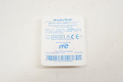 ITC Tenderfoot Depth 1mm, Length 2.5mm (x)